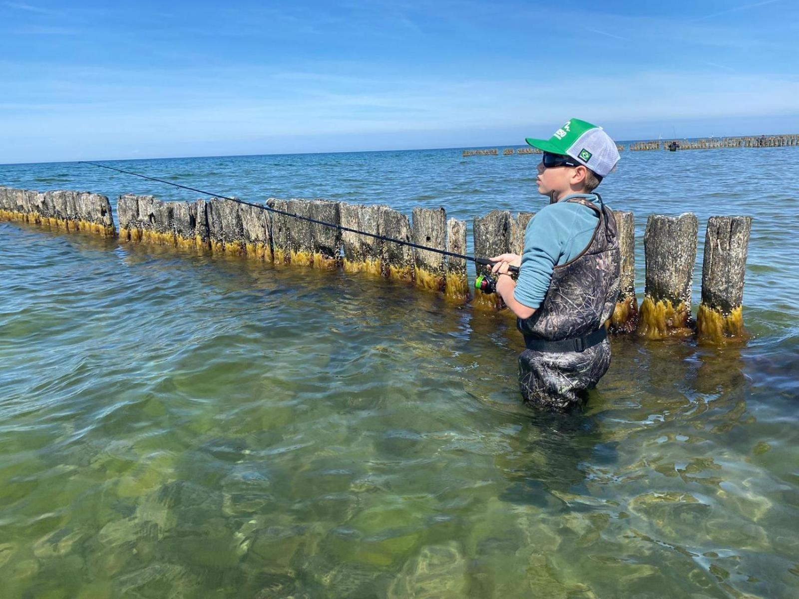 App 8O Grosser Tag Am Meer Mit Wasserblick Dranske Bagian luar foto